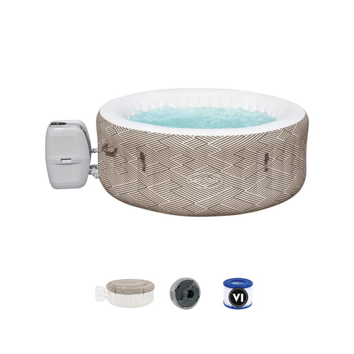 Conjunto de SPA Insuflável de Hidromassagem para 2-4 Pessoas Lay-Z-Spa Madrid Airjet™ com Acessórios