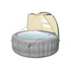 Conjunto de SPA Insuflável de Hidromassagem para 4-6 Pessoas Lay-Z-Spa Paris Airjet™ com Acessórios