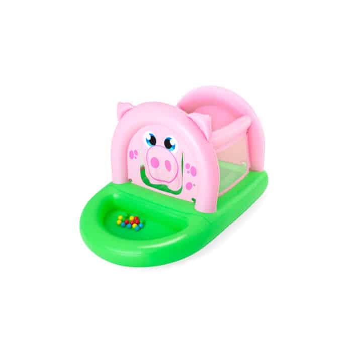 Saltitão Insuflável e Piscina de Bolas Insuflável Oinkster Pig™ Bestway®