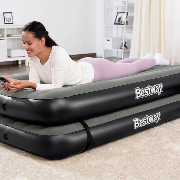 Colchão Insuflável Tritech™ Connect and Rest™ Bestway® 3 en 1 Individual/King 1,88 m x 99 cm x 25 cm 3 en 1 Twin/King