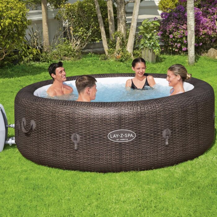 Conjunto de SPA Insuflável de Hidromassagem St. Moritz Airjet™ para 5-7 Pessoas com Acessórios