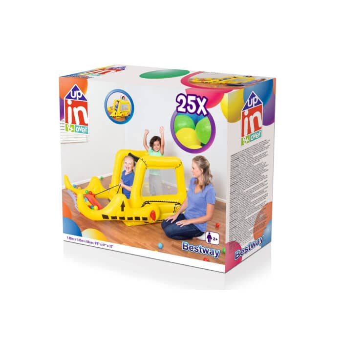 Piscina de Bolas com Forma de Excavadora Up In & Over™