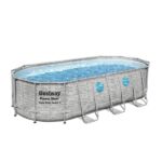 Conjunto de Piscina Desmontável Power Steel™ Swim Vista Series™ II Bestway® 5,49 m x 2,74 m x 1,22 m