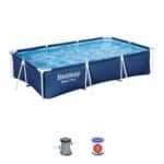 Piscina elevada retangular 3 m x 2 m x 66 cm Bestway Steel Pro