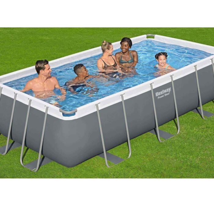 Piscina elevada retangular 4 x 2 x 1 m Bestway Power Steel