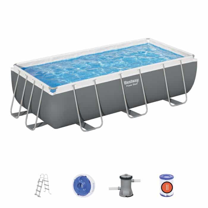 Piscina elevada retangular 4 x 2 x 1 m Bestway Power Steel