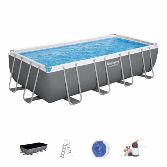 Piscina desmontável 5,49 x 2,74 x 1,22 m Bestway Power Steel