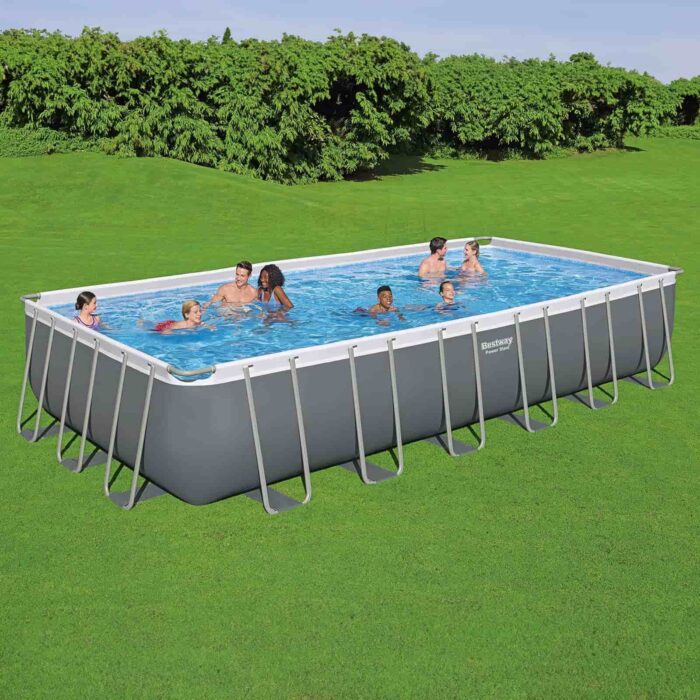 Piscina desmontável retangular 7,32 x 3,66 x 1,32 m Bestway Power Steel