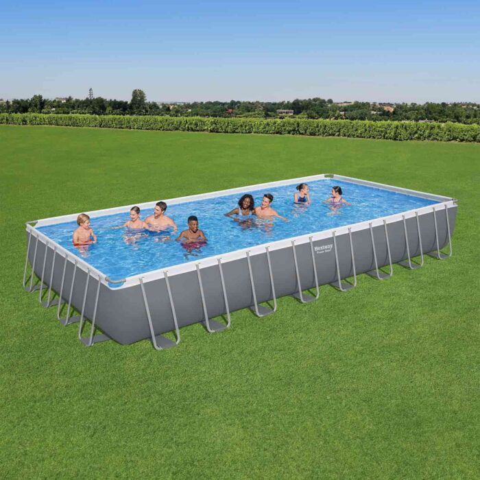 Piscina desmontável retangular 9,56 x 4,88 x 1,32 m Bestway Power Steel