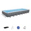 Piscina desmontável retangular 9,56 x 4,88 x 1,32 m Bestway Power Steel