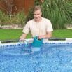 Kit de manutenção para piscina elevada com aspirador e skimmer Bestway AquaClean Deluxe