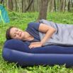 Colchão insuflável 1,91 m x 1,37 m x 28 cm com bomba de pé integrada Bestway