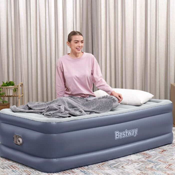 Colchão insuflável Twin Tritech com bomba integrada