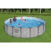 Conjunto de piscina desmontável redonda Steel Pro Max da Bestway 549 x 122 cm