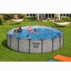 Conjunto de piscina desmontável redonda Steel Pro Max da Bestway 549 x 122 cm