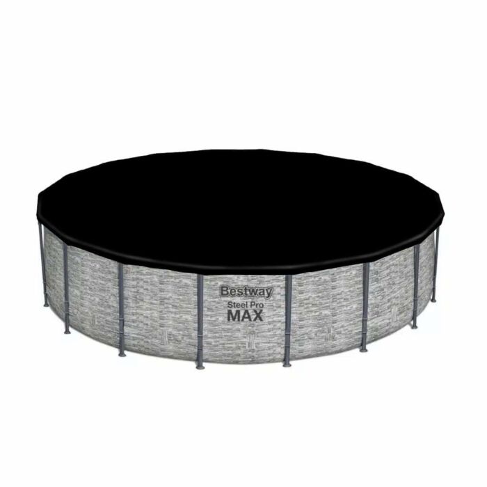 Conjunto de piscina desmontável redonda Steel Pro Max da Bestway 549 x 122 cm