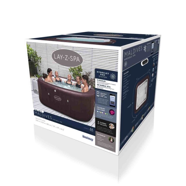 Spa inflável com hidromassagem para 5-7 pessoas Lay-Z-Spa Maldives Smart Luxe HydroJet Pro