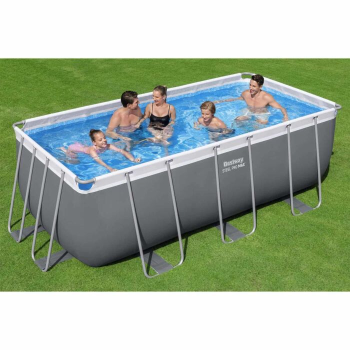 Piscina desmontável Bestway Steel Pro MAX 4,12 m x 2,01 m x 1,22 m