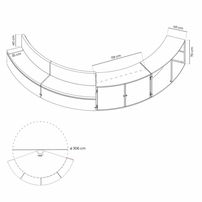 Revestimento Pool “Half Surround 306”