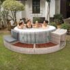 Spa exterior Fiji com cobertura 289x45x56 cm Half Surround