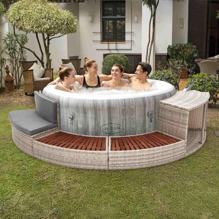 Spa exterior Fiji com cobertura 289x45x56 cm Half Surround