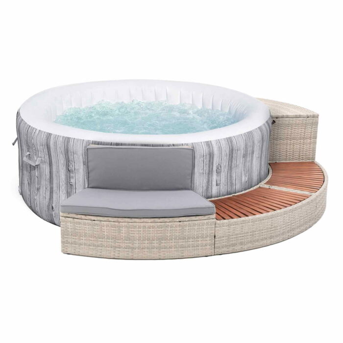 Spa exterior Fiji com cobertura 289x45x56 cm Half Surround