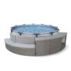 Kit Half Surround 306 com piscina Steel Pro Max 305 x 100 cm
