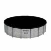 Pack Piscina Steel Pro Max pedra 549 x 122 cm com Kit de limpeza de fundo
