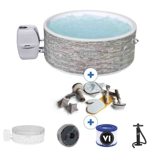 Pack Spa Vancouver Airjet 155 x 60 cm + Kit de limpeza