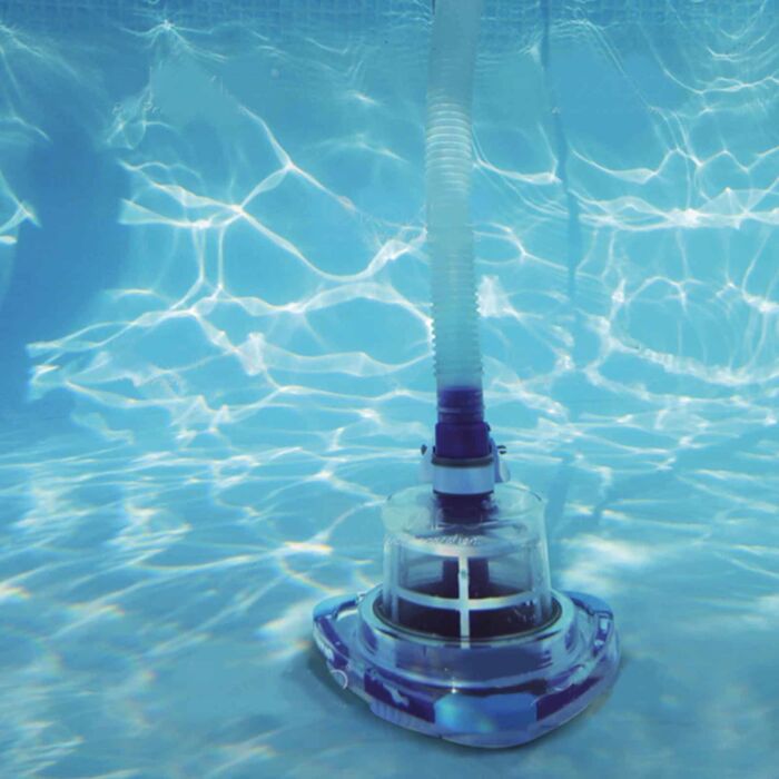 Pack Piscina Steel Pro Max pedra 549 x 122 cm com Kit de limpeza de fundo