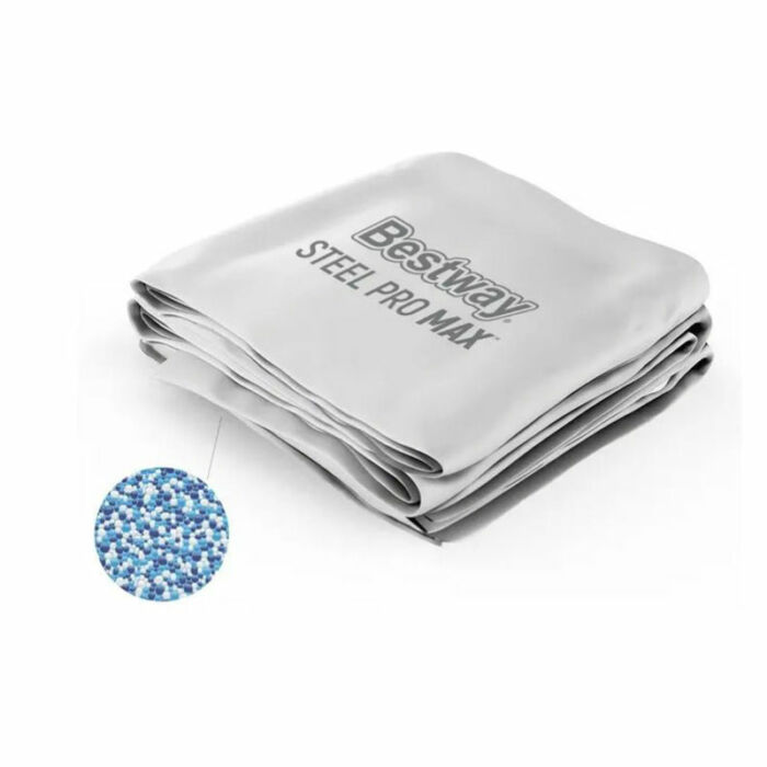 Liner cinza piscina redonda Steel Pro MAX™ 366 x 122 cm