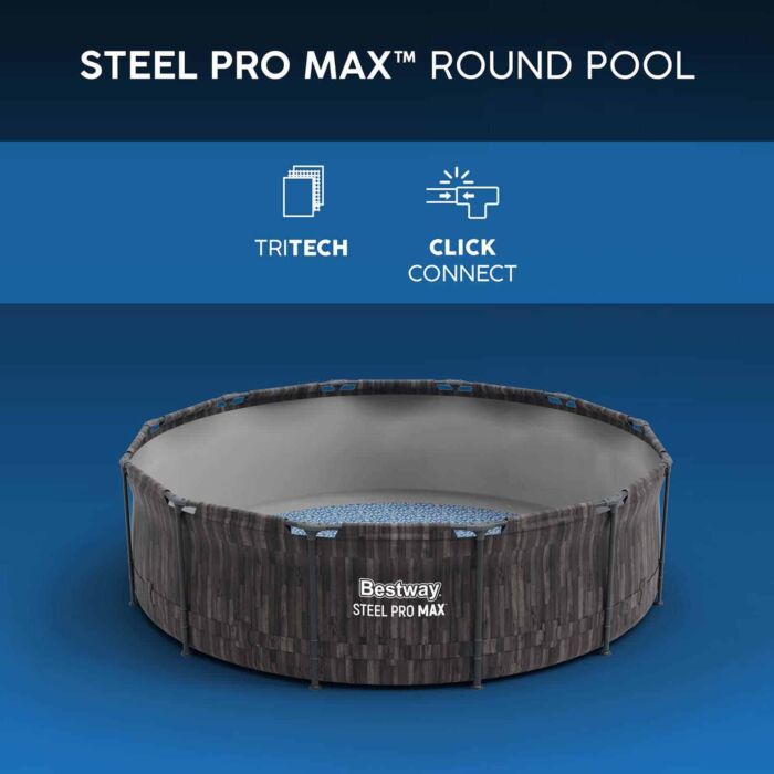 Piscina desmontável redonda Steel Pro MAX 4,27 m x 1,07 m