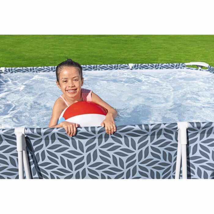 Piscina desmontável retangular Steel Pro 3,66 m x 2,01 m x 66 cm