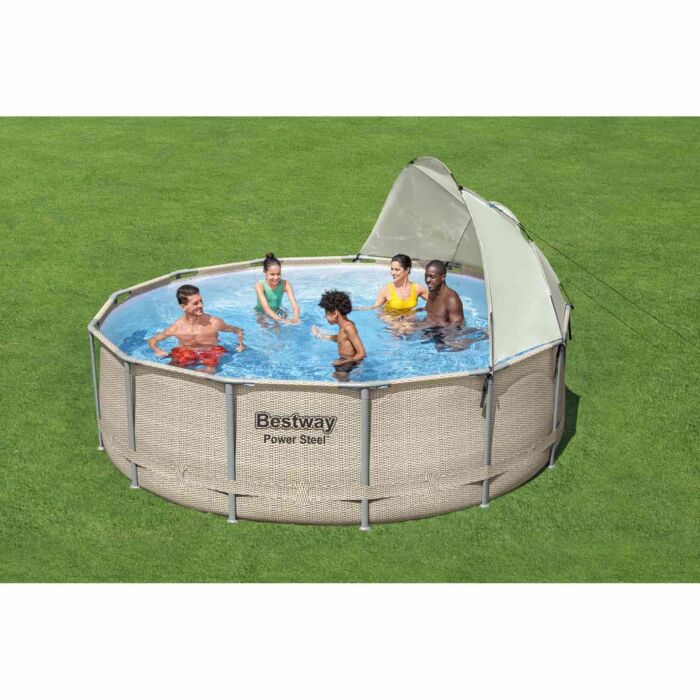 Toldo para piscinas Bestway de diâmetro 3,05 m e 5,49 m
