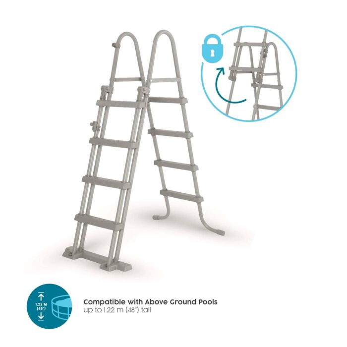 Escada para piscinas Flip & Lock 1,22 m