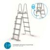 Escada para piscinas Bestway Flip & Lock 1,32 m