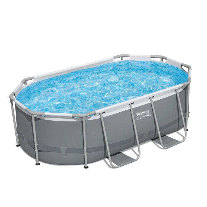 Piscina desmontável oval Steel Pro MAX 3,05 m x 2,00 m x 84 cm