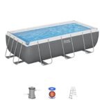 Piscina desmontável retangular DEPURADORA AREIA Steel Pro MAX 4,04 m x 2,01 m x 1 m