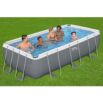 Piscina desmontável retangular DEPURADORA CARTUCHO Steel Pro MAX 4,04 m x 2,01 m x 1 m