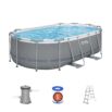 Piscina desmontável oval Steel Pro MAX 4,27 m x 2,50 m x 1 m