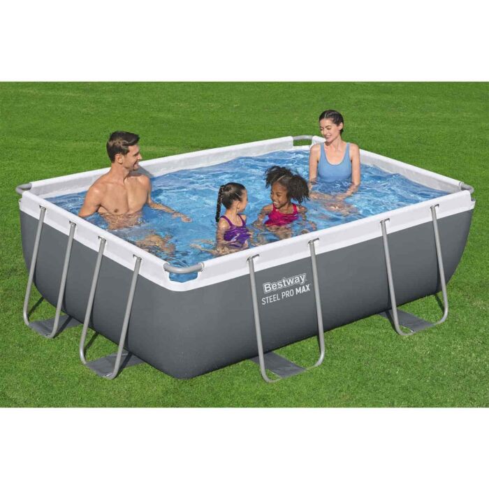 Piscina desmontável retangular Steel Pro MAX 2,82 m x 1,96 m x 84 cm