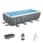Piscina desmontável retangular DEPURADORA AREIA Steel Pro MAX 4,04 m x 2,01 m x 1 m