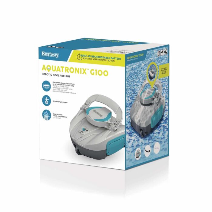Limpa-fundos robot aspirador de piscina AquaTronix G100