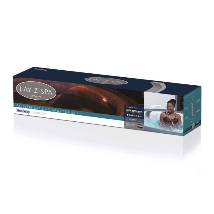 Cascata LED relaxante para spa