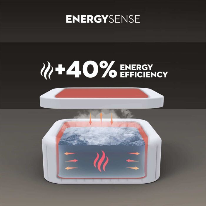 Spa insuflável de hidromassagem 4-6 pessoas Lay-Z-Spa Hawaii Smart