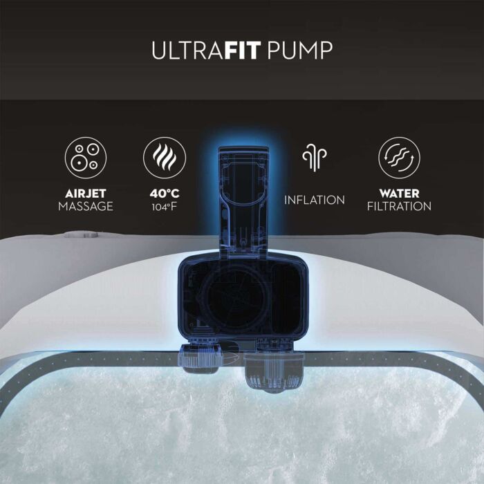 Spa insuflável de hidromassagem 4-6 pessoas Lay-Z-Spa Hawaii Smart