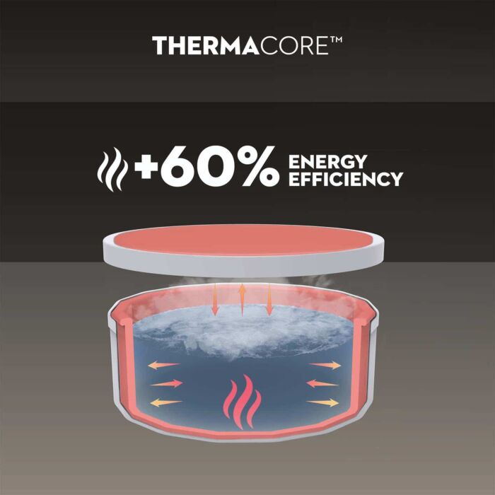 Spa insuflável 4-6 pessoas Lay-Z-Spa Carrara Smart