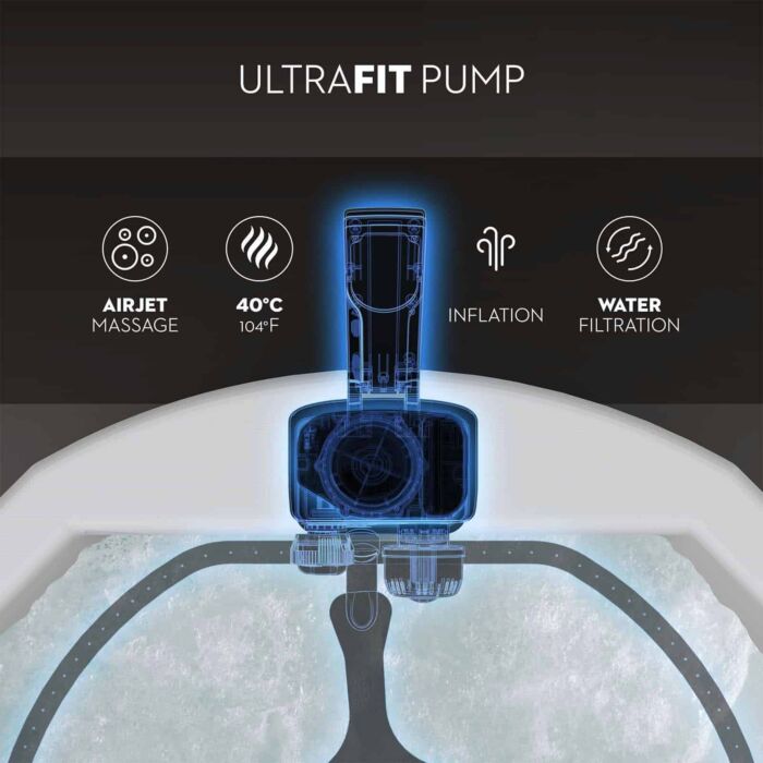 Spa insuflável 4-6 pessoas Lay-Z-Spa Carrara Smart