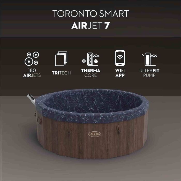 Spa insuflável 4-6 pax Lay-Z-Spa Toronto Smart