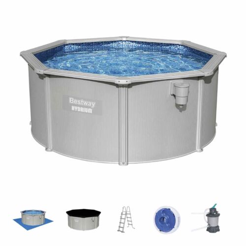 Piscina desmontável redonda de aço Hydrium 3,05m x 1,22m